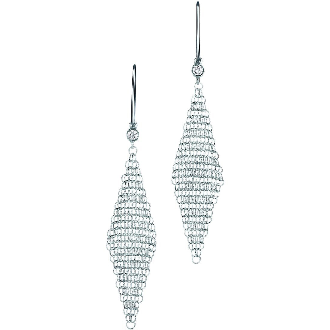 Серьги Tiffany & Co. Elsa Peretti Mesh, серебро
Серьги Tiffany & Co. Elsa Peretti Mesh, серебро