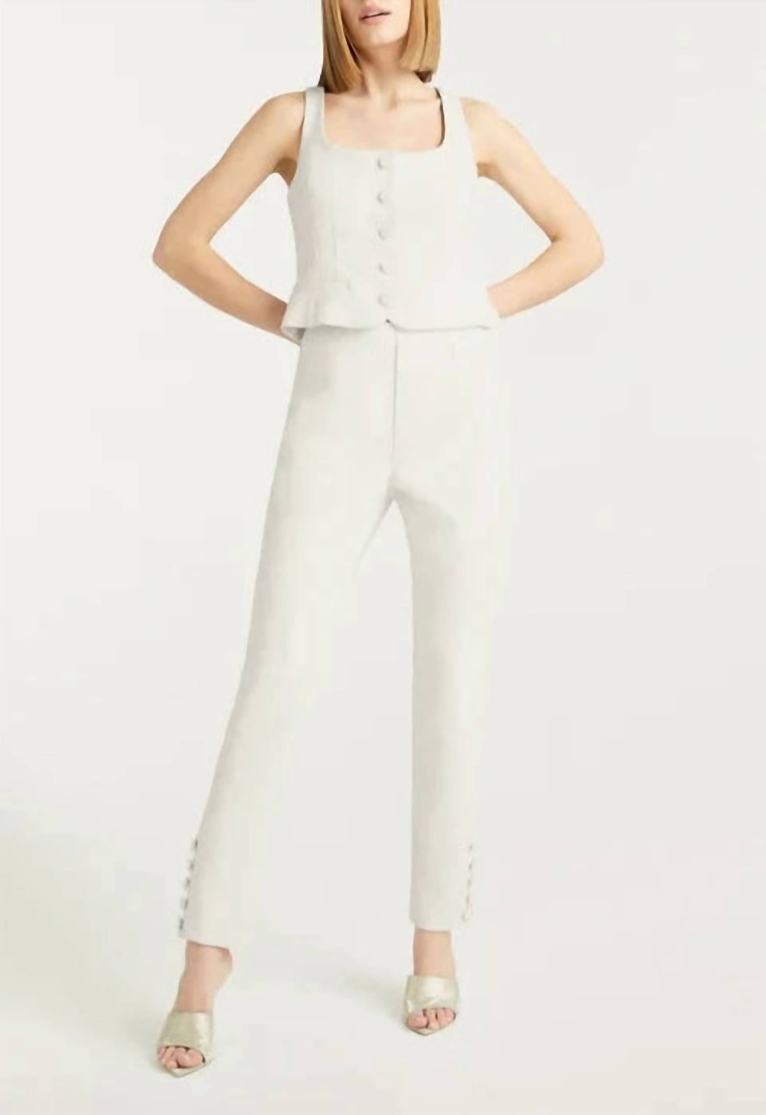 Брюки Rowena белого цвета cinq a sept
Брюки Rowena белого цвета cinq a sept