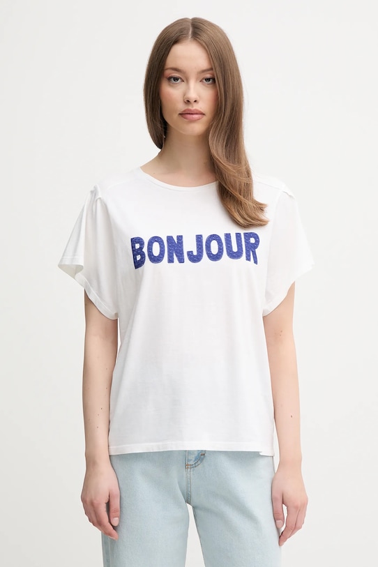 Хлопковая футболка United Colors Of Benetton, бежевый
Хлопковая футболка United Colors Of Benetton, бежевый