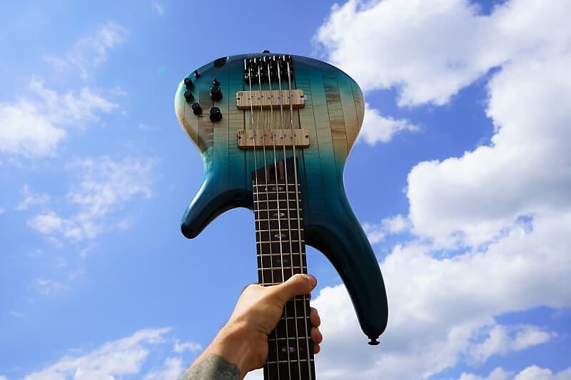 Ibanez SR5CMLTD Карибский остров Low Gloss 5-струнная электрическая бас-гитара с сумкой для переноски
Ibanez SR5CMLTD Карибский остров Low Gloss 5-струнная электрическая бас-гитара с сумкой для переноски