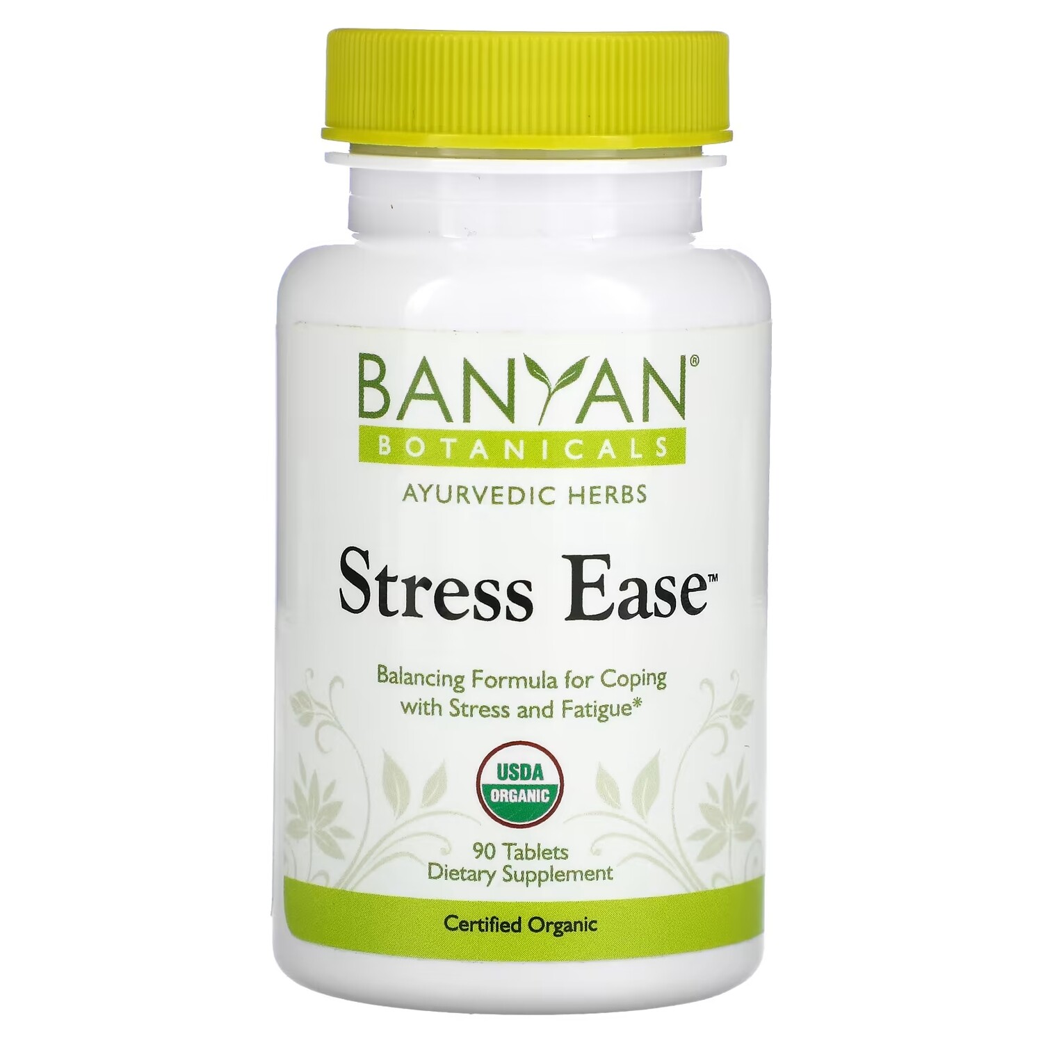 Banyan Botanicals Stress Ease, 90 таблеток
Banyan Botanicals Stress Ease, 90 таблеток