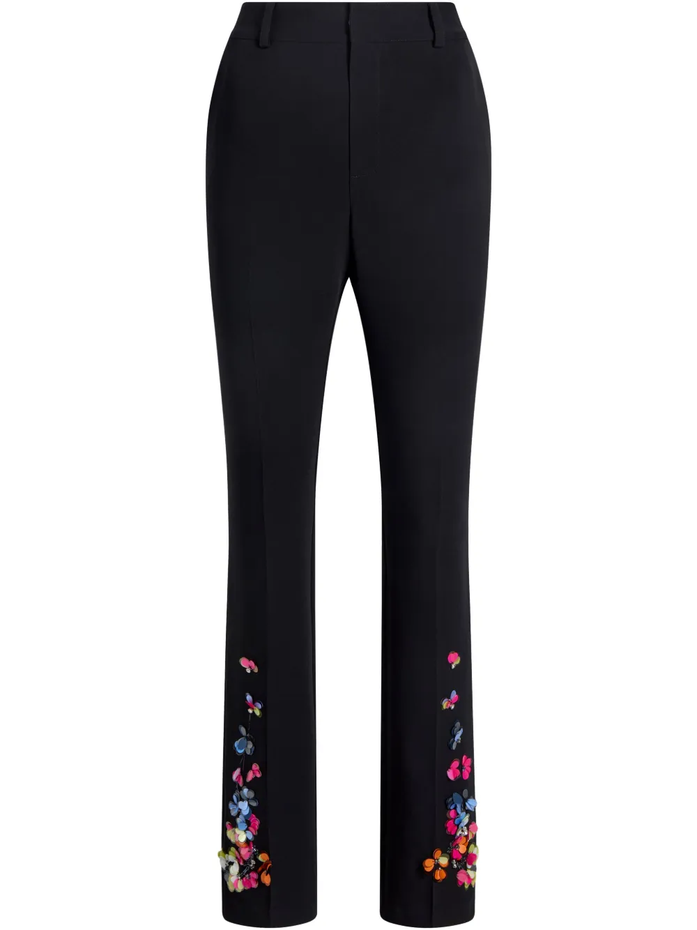 Брюки с цветочной вышивкой Cinq A Sept, черный
Брюки с цветочной вышивкой Cinq A Sept, черный