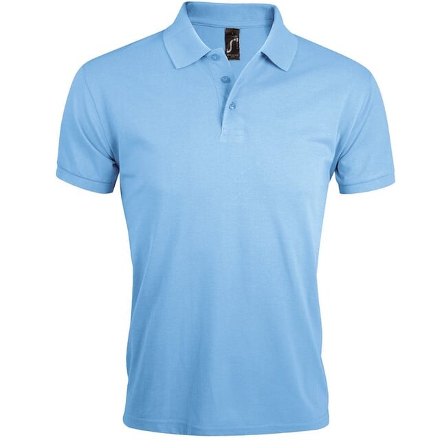 Мужская однотонная рубашка-поло с короткими рукавами Prime Pique Sols, синий
Мужская однотонная рубашка-поло с короткими рукавами Prime Pique Sols, синий