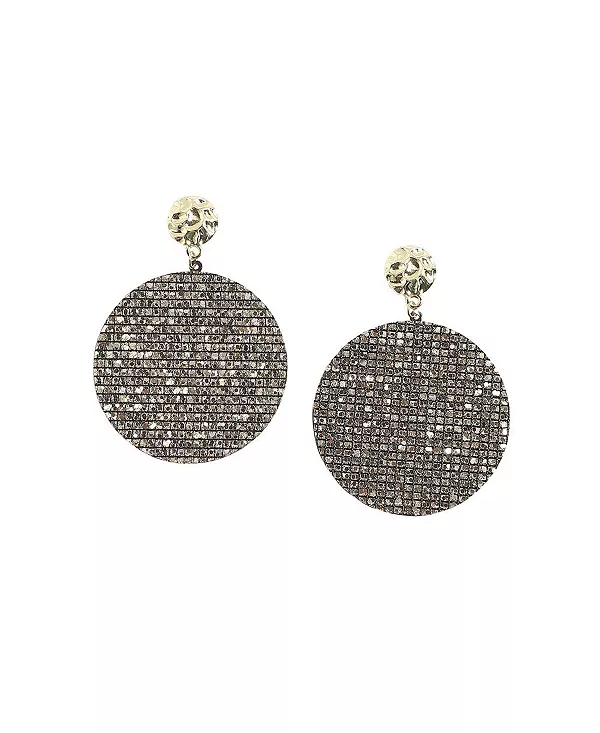 Декоративные круглые серьги-подвески Sohi, silver
Декоративные круглые серьги-подвески Sohi, silver