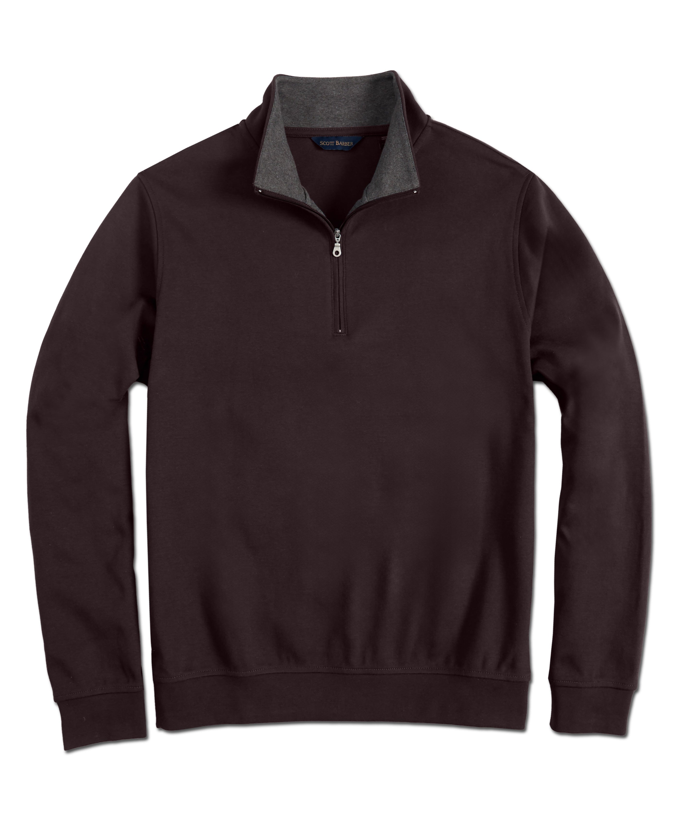 Pima Interlock Zip MockТолстовка мужская, темный шоколад Scott Barber, цвет d.choc
Pima Interlock Zip MockТолстовка мужская, темный шоколад Scott Barber, цвет d.choc