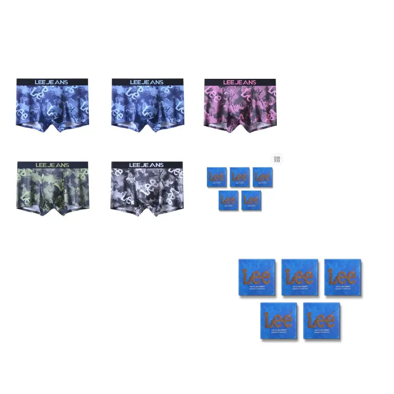 Lee Подарочный набор мужского белья 5 пар
Lee Подарочный набор мужского белья 5 пар