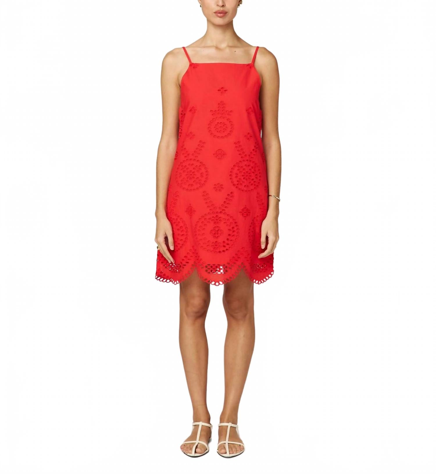 Мини-платье Thandi в маковом красном Cleobella
Мини-платье Thandi в маковом красном Cleobella