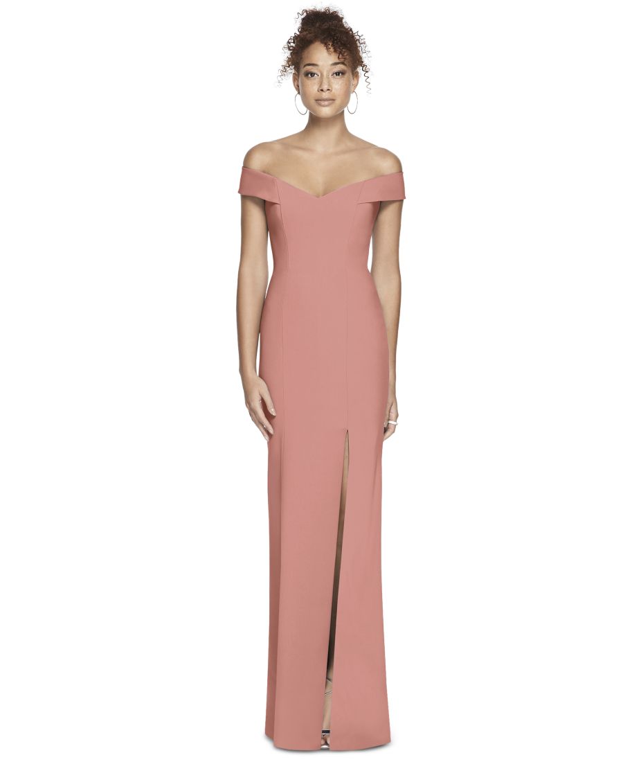 Женское платье-трапеция с открытыми плечами и перекрестной спинкой Dessy Collection, Desert Rose Pink
Женское платье-трапеция с открытыми плечами и перекрестной спинкой Dessy Collection, Desert Rose Pink