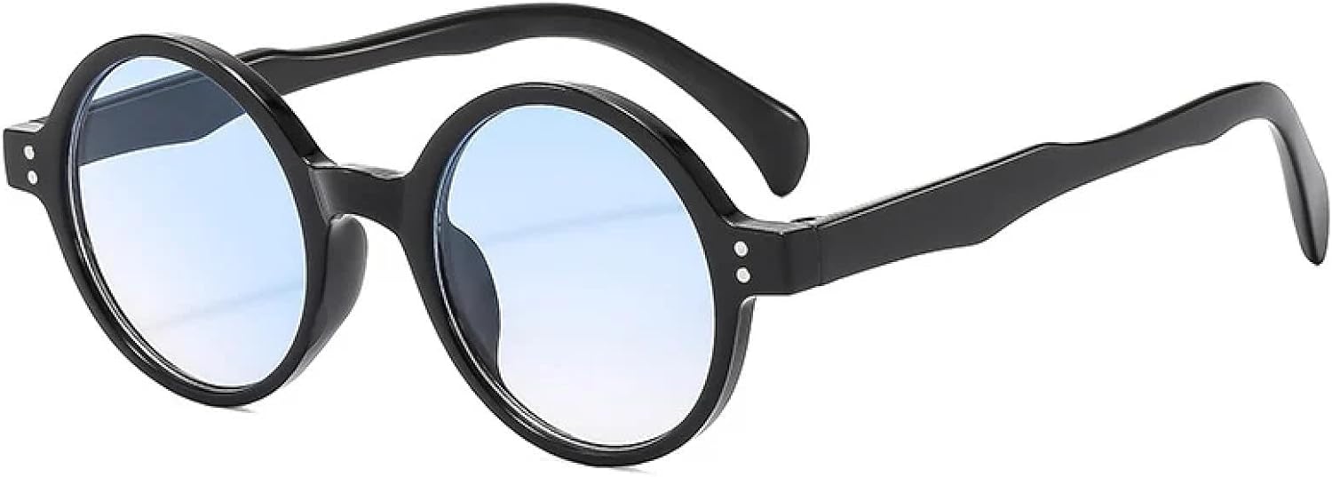 Солнцезащитные очки с защитой от УФ-излучения UV400 | Круглая легкая оправа | Для женщин и мужчин | Для занятий спортом на открытом воздухе и вождения DSVIGF, Black-lightblue
Солнцезащитные очки с защитой от УФ-излучения UV400 | Круглая легкая оправа | Для женщин и мужчин | Для занятий спортом на открытом воздухе и вождения DSVIGF, Black-lightblue