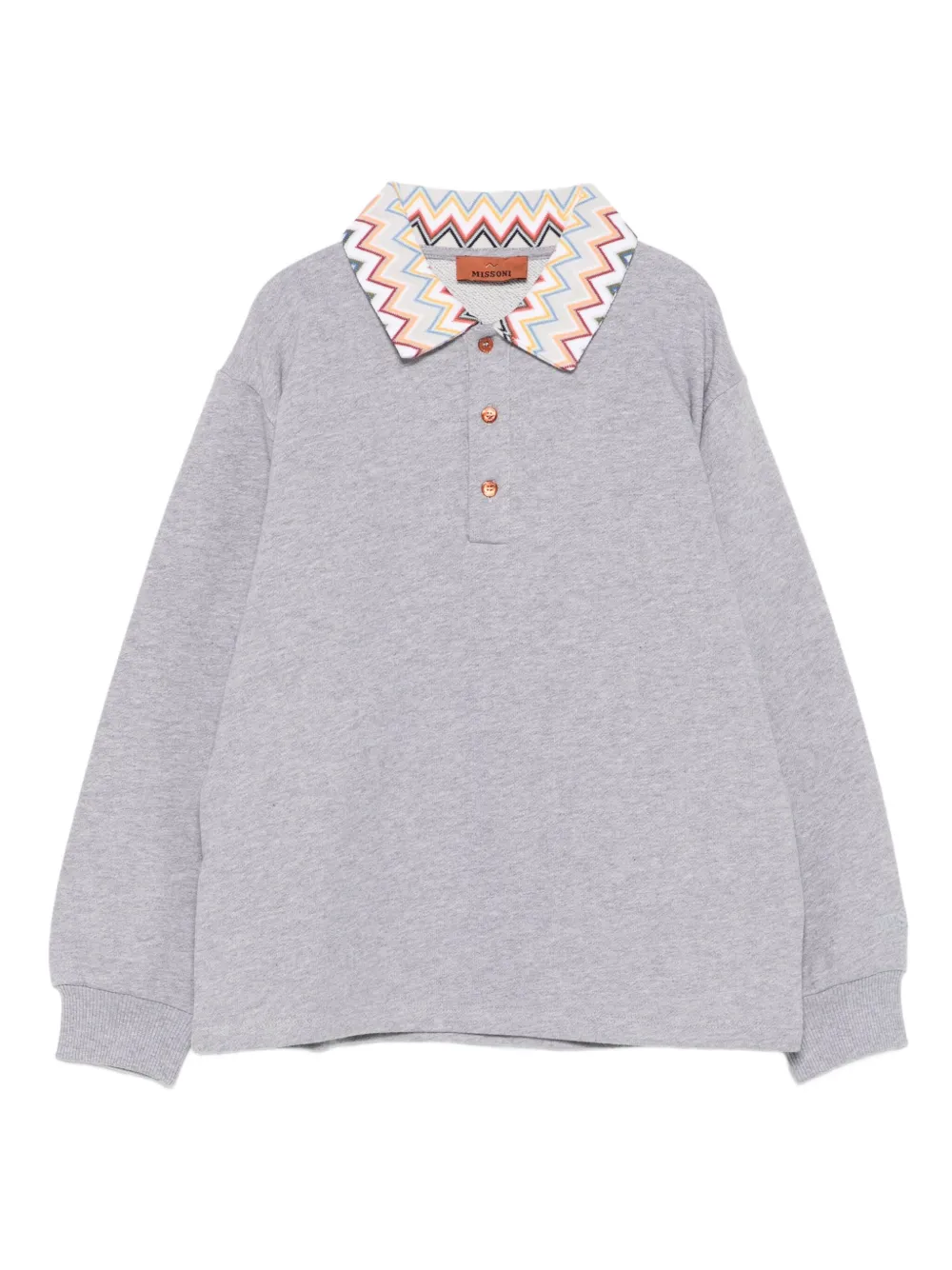 Рубашка поло с принтом Missoni Kids, серый
Рубашка поло с принтом Missoni Kids, серый