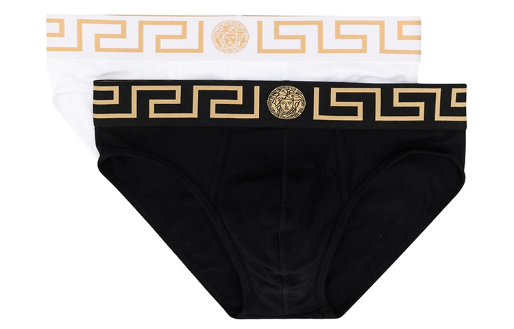 Греческий узор принт комплект из двух трусов VERSACE
Греческий узор принт комплект из двух трусов VERSACE