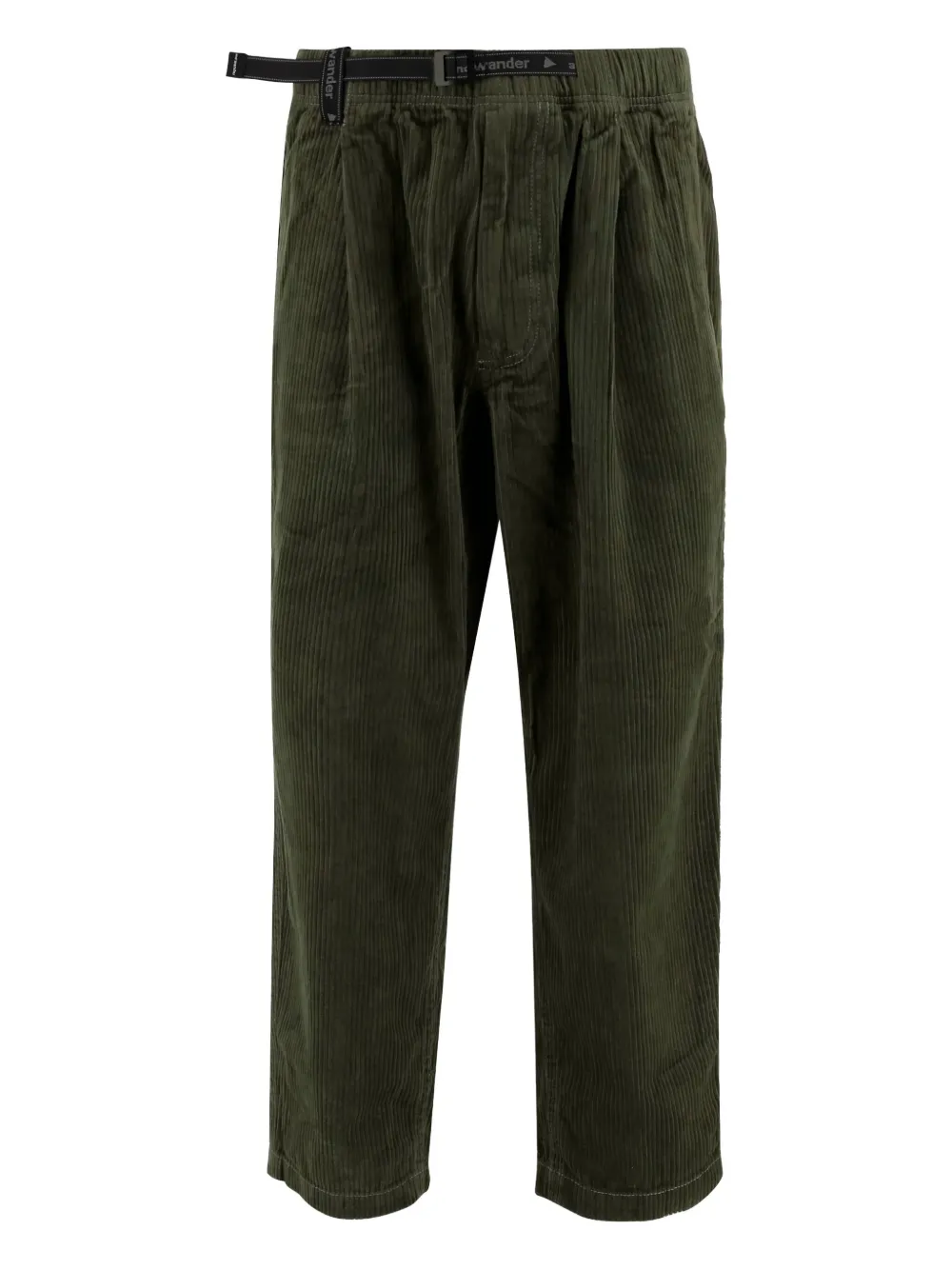 Рифленые брюки с поясом And Wander, зеленый
Рифленые брюки с поясом And Wander, зеленый