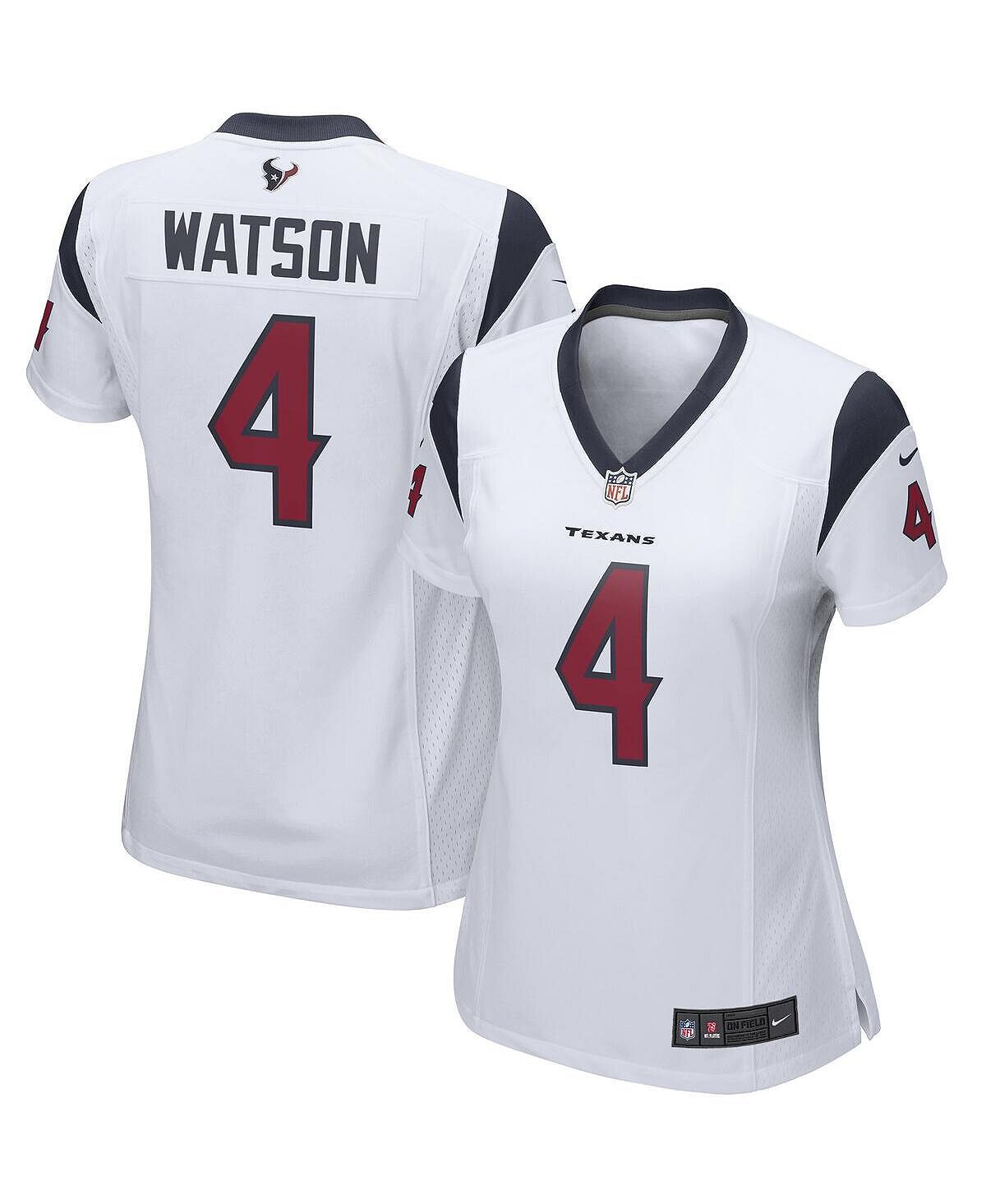 Женское игровое джерси deshaun watson houston texans для женщин - белое Nike, белый 
Женское игровое джерси deshaun watson houston texans для женщин - белое Nike, белый