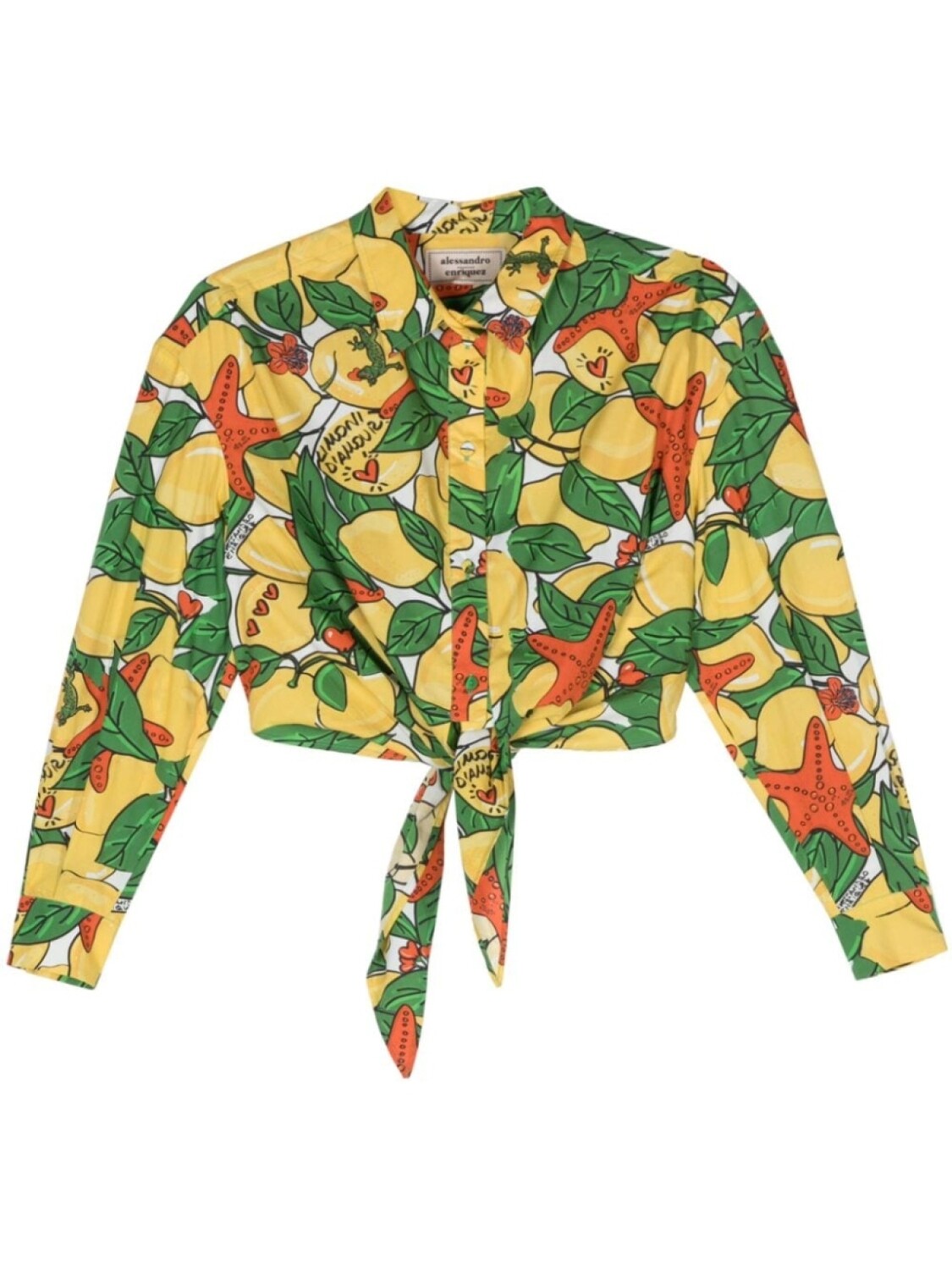 Рубашка с принтом лимона Алессандро Энрикеса Alessandro Enriquez, желтый
Рубашка с принтом лимона Алессандро Энрикеса Alessandro Enriquez, желтый