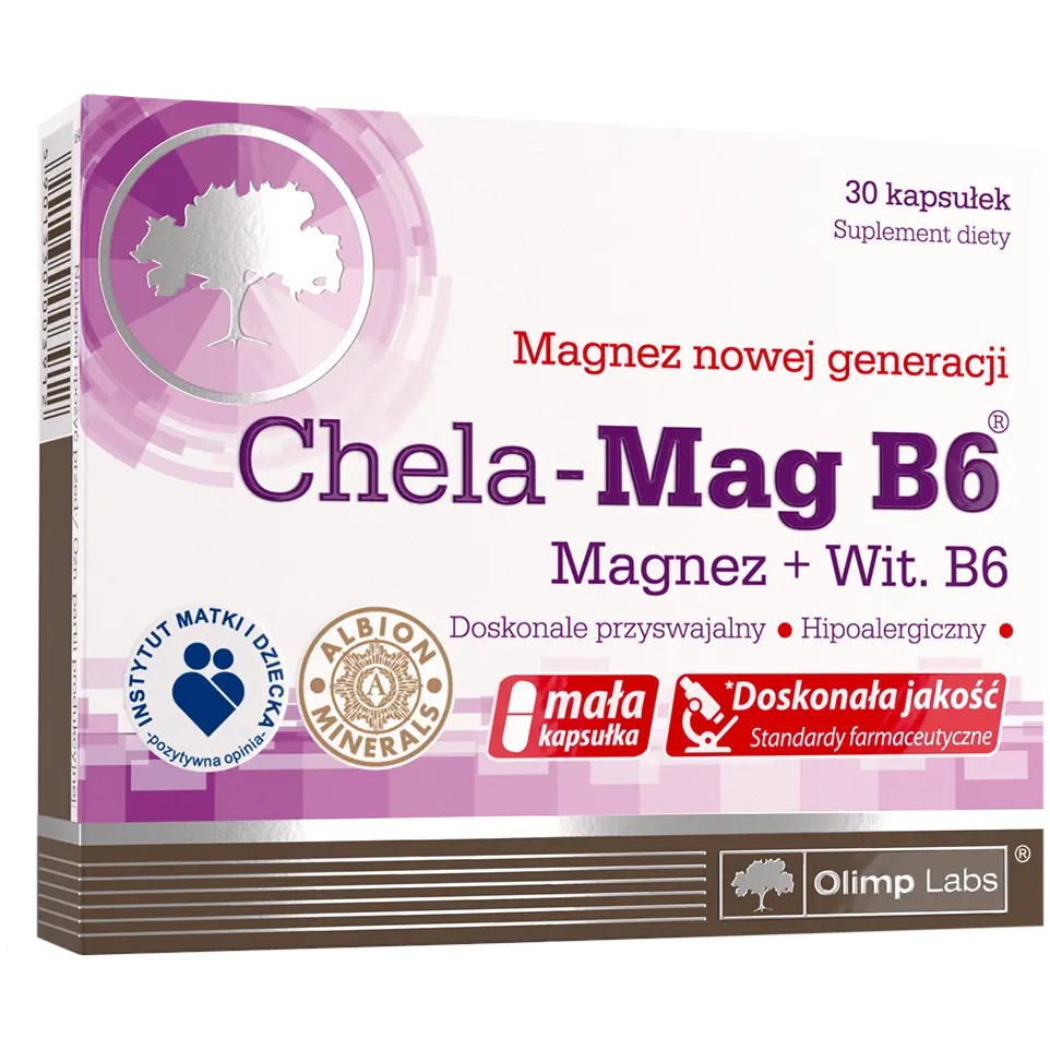 Olimp Chela-Mag B6 биологически активная добавка, 30 капсул/1 упаковка
Olimp Chela-Mag B6 биологически активная добавка, 30 капсул/1 упаковка