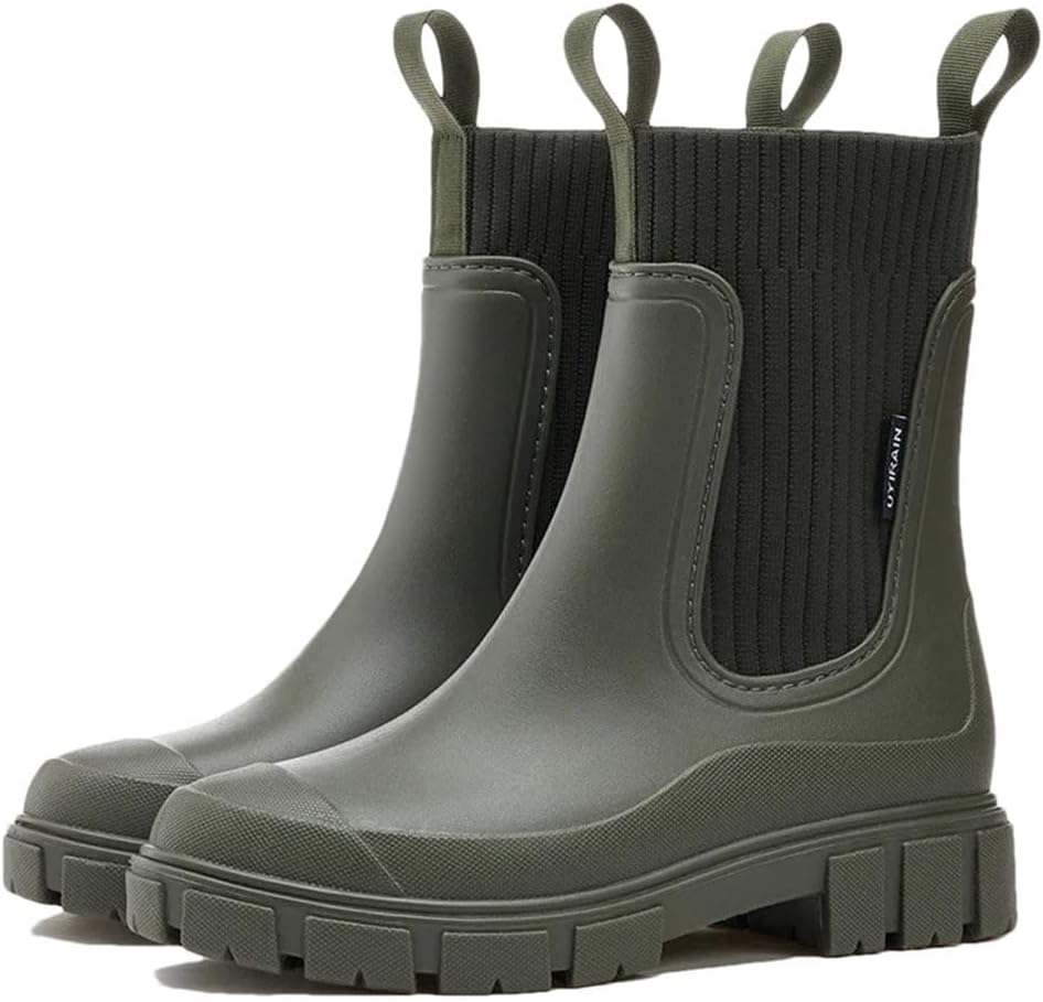 Мужские сапоги до середины икры с низким голенищем, с PVC, с круглым носком, резиновые дождевые ботинки, водонепроницаемые платформенные сапоги Generic, En8
Мужские сапоги до середины икры с низким голенищем, с PVC, с круглым носком, резиновые дождевые ботинки, водонепроницаемые платформенные сапоги Generic, En8