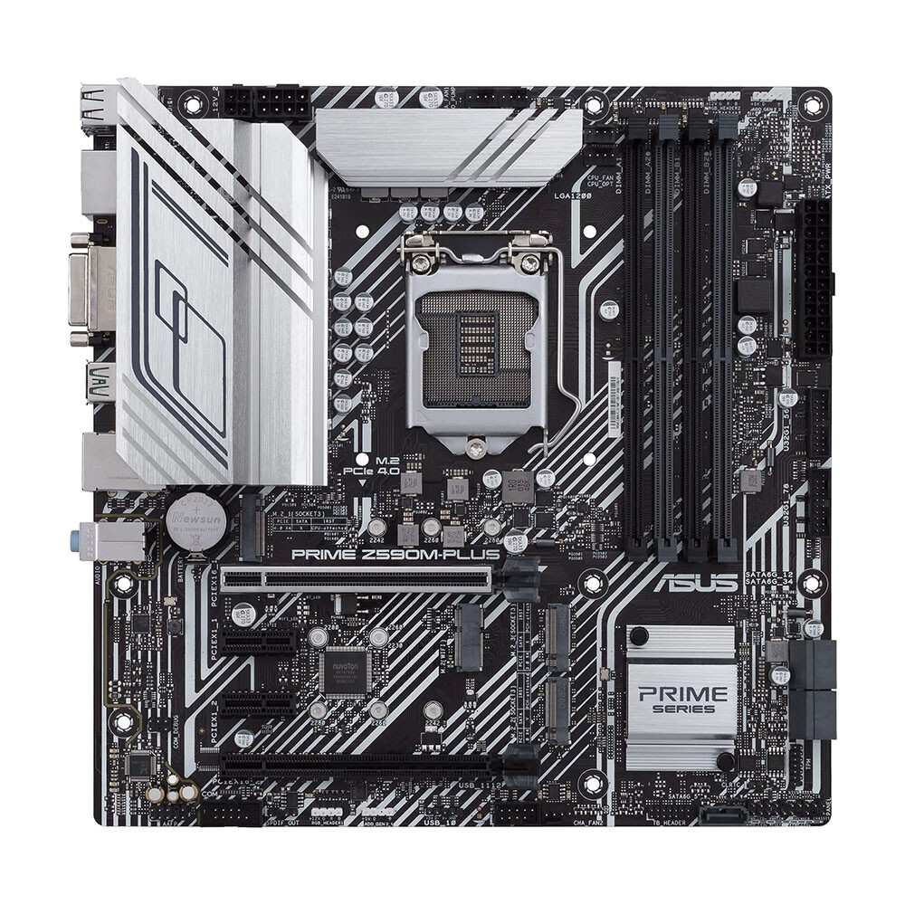 Материнская плата ASUS PRIME Z590M-PLUS, LGA1200, DDR4
Материнская плата ASUS PRIME Z590M-PLUS, LGA1200, DDR4