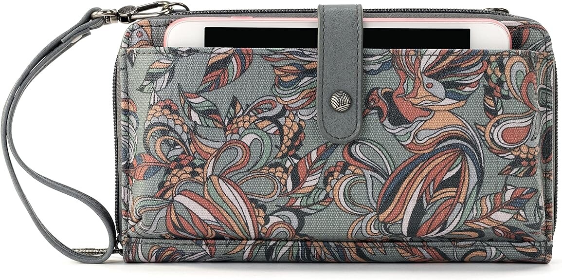 Большая сумка через плечо Sakroots, трансформируемый кошелек со съемным ремешком на руку, серый
Большая сумка через плечо Sakroots, трансформируемый кошелек со съемным ремешком на руку, серый