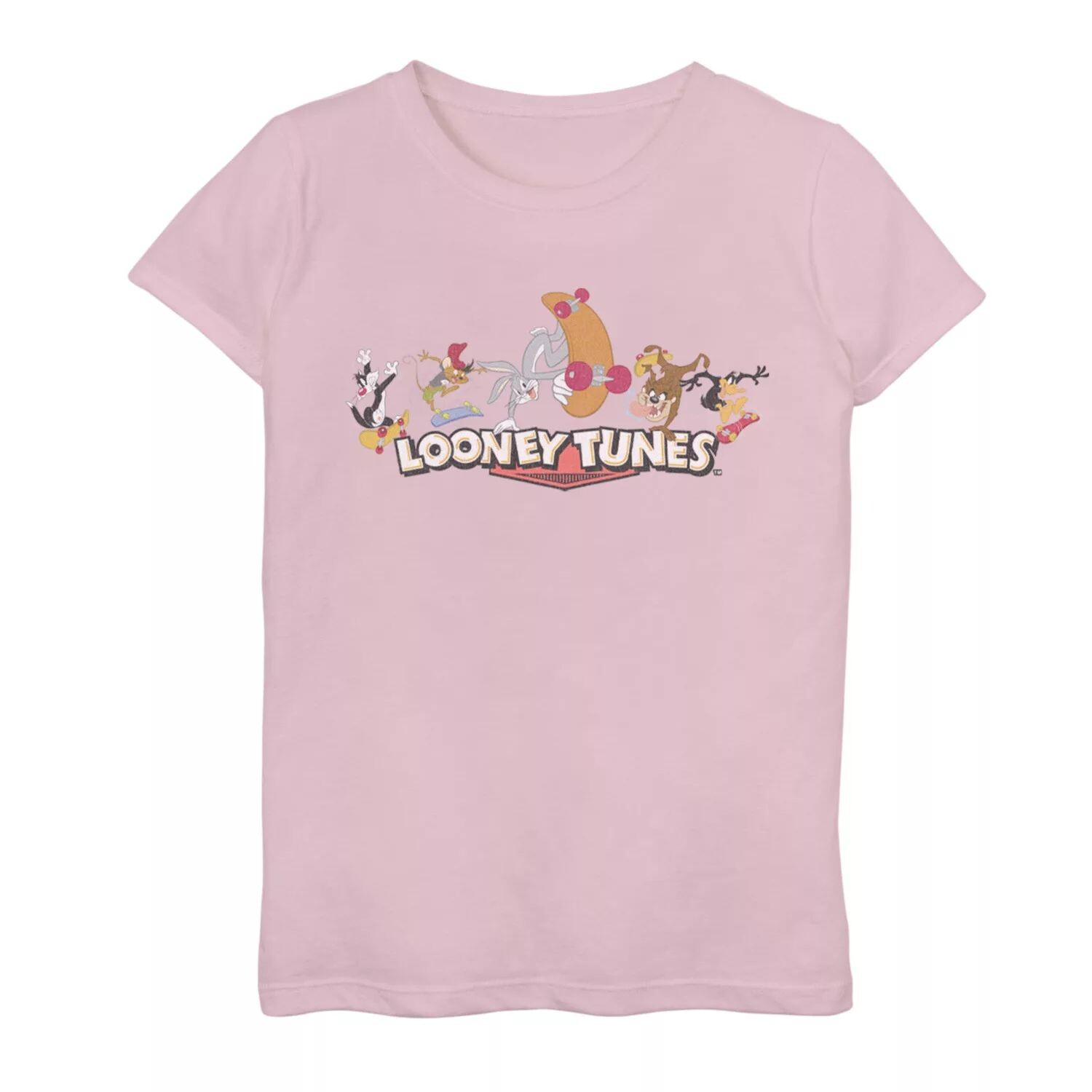 Футболка с рисунком Looney Tunes для девочек 7–16 лет, Skate Tunes, групповая съемка Licensed Character
Футболка с рисунком Looney Tunes для девочек 7–16 лет, Skate Tunes, групповая съемка Licensed Character