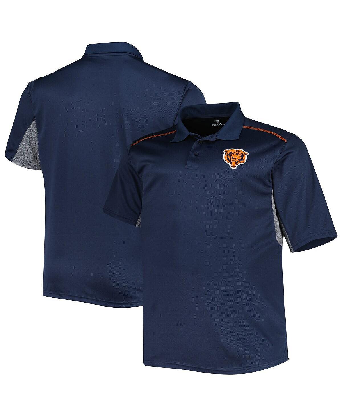 Мужская темно-синяя рубашка-поло chicago bears big and tall team color Profile, синий
Мужская темно-синяя рубашка-поло chicago bears big and tall team color Profile, синий