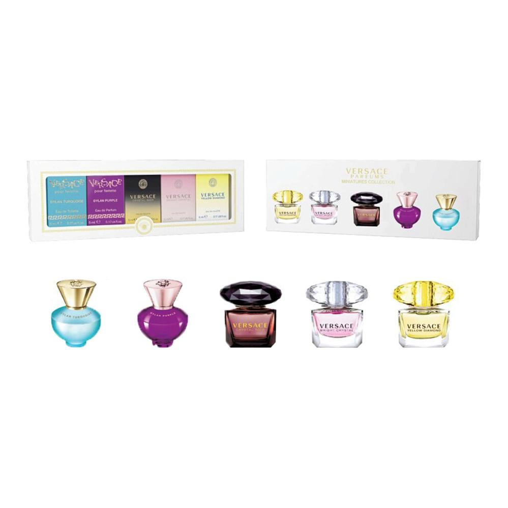 Набор мини-парфюмов для женщин из пяти флаконов Eau De Parfum EDP 5 мл*5 VERSACE, 5ml*5
Набор мини-парфюмов для женщин из пяти флаконов Eau De Parfum EDP 5 мл*5 VERSACE, 5ml*5