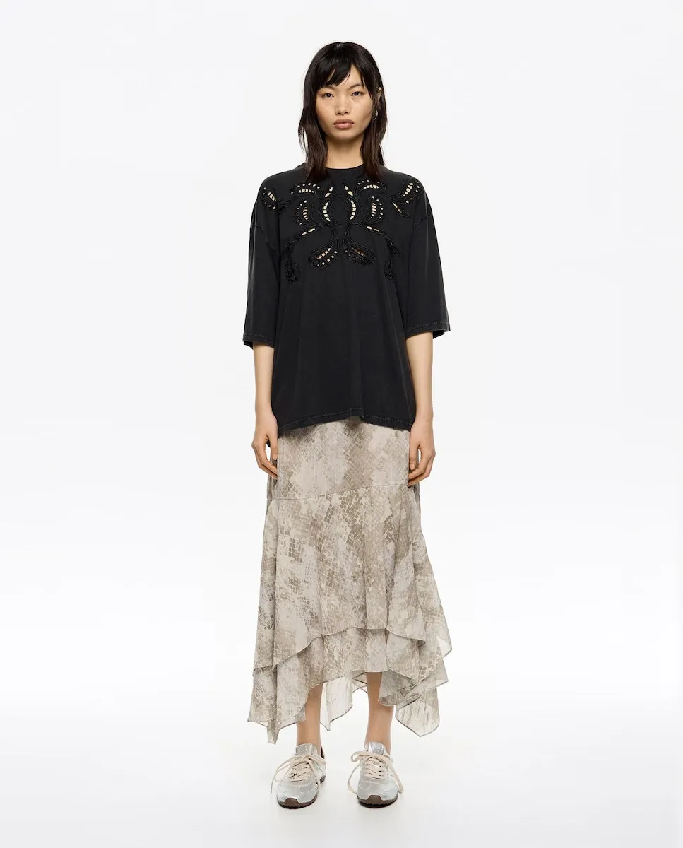 Асимметричная плиссированная юбка Bimba Y Lola, серо-коричневый
Асимметричная плиссированная юбка Bimba Y Lola, серо-коричневый