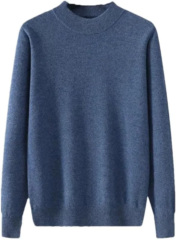 Мужской свитер с длинным рукавом и полувысоким воротником Slim Fit
Мужской свитер с длинным рукавом и полувысоким воротником Slim Fit