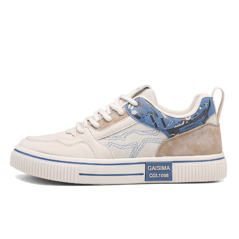 GAISIMA Скользоустойчивые мужские лоу-топы для скейтбординга бежево-голубые, цвет Beige Blue
GAISIMA Скользоустойчивые мужские лоу-топы для скейтбординга бежево-голубые, цвет Beige Blue