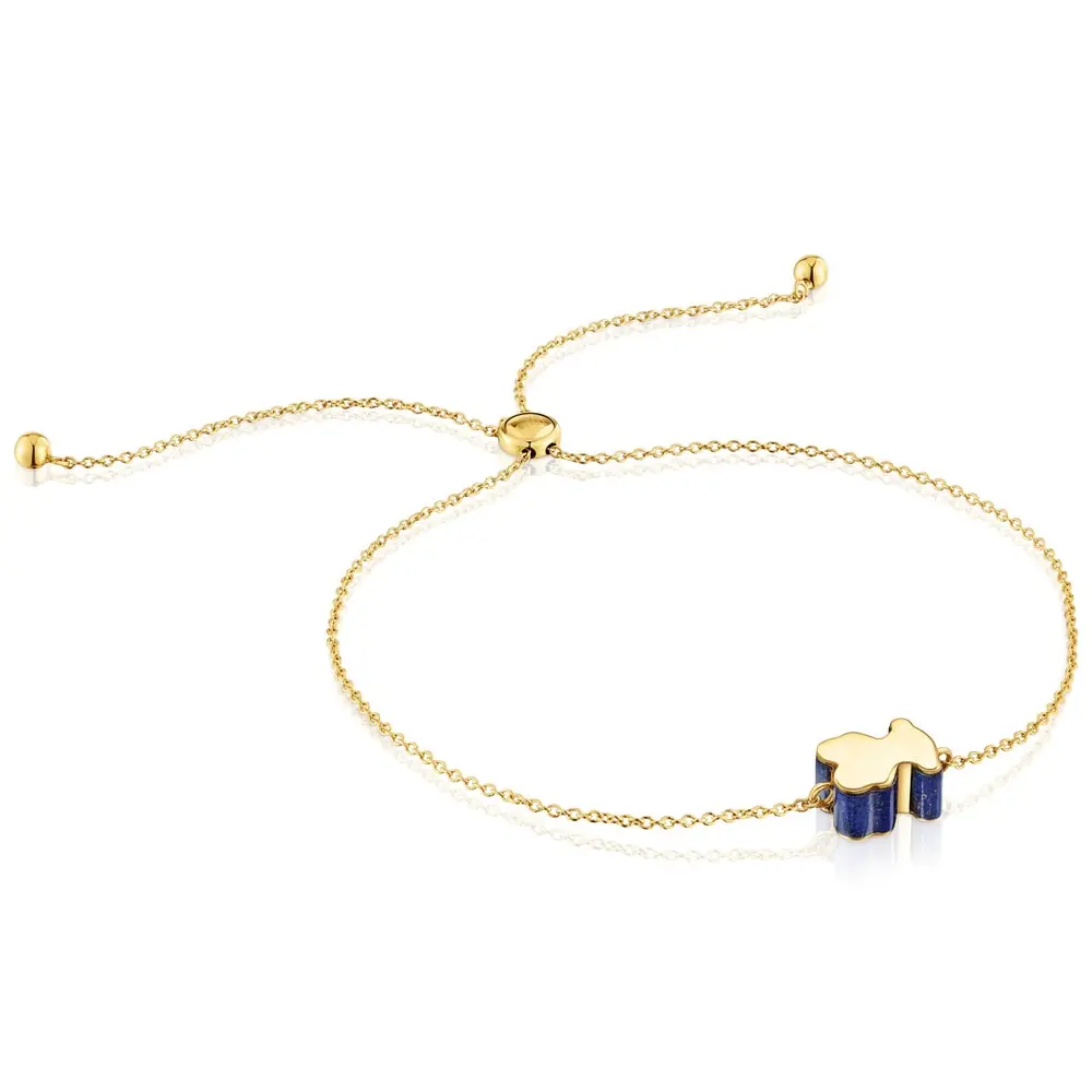 Браслет Tous 1950 Bear Motif, золото/лазурит 
Браслет Tous 1950 Bear Motif, золото/лазурит