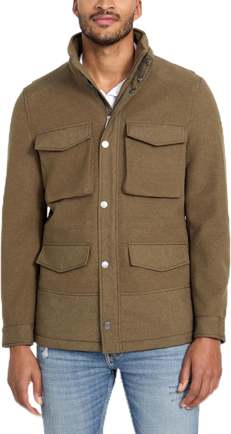 GUESS мужская куртка Gilbert Utility, Military Green Melange
GUESS мужская куртка Gilbert Utility, Military Green Melange