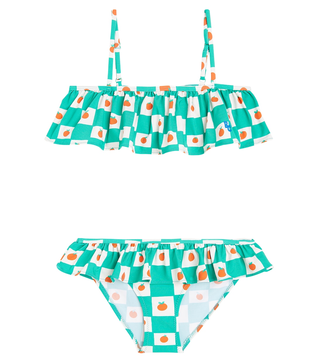 Бикини с томатным принтом Bobo Choses, белый 
Бикини с томатным принтом Bobo Choses, белый