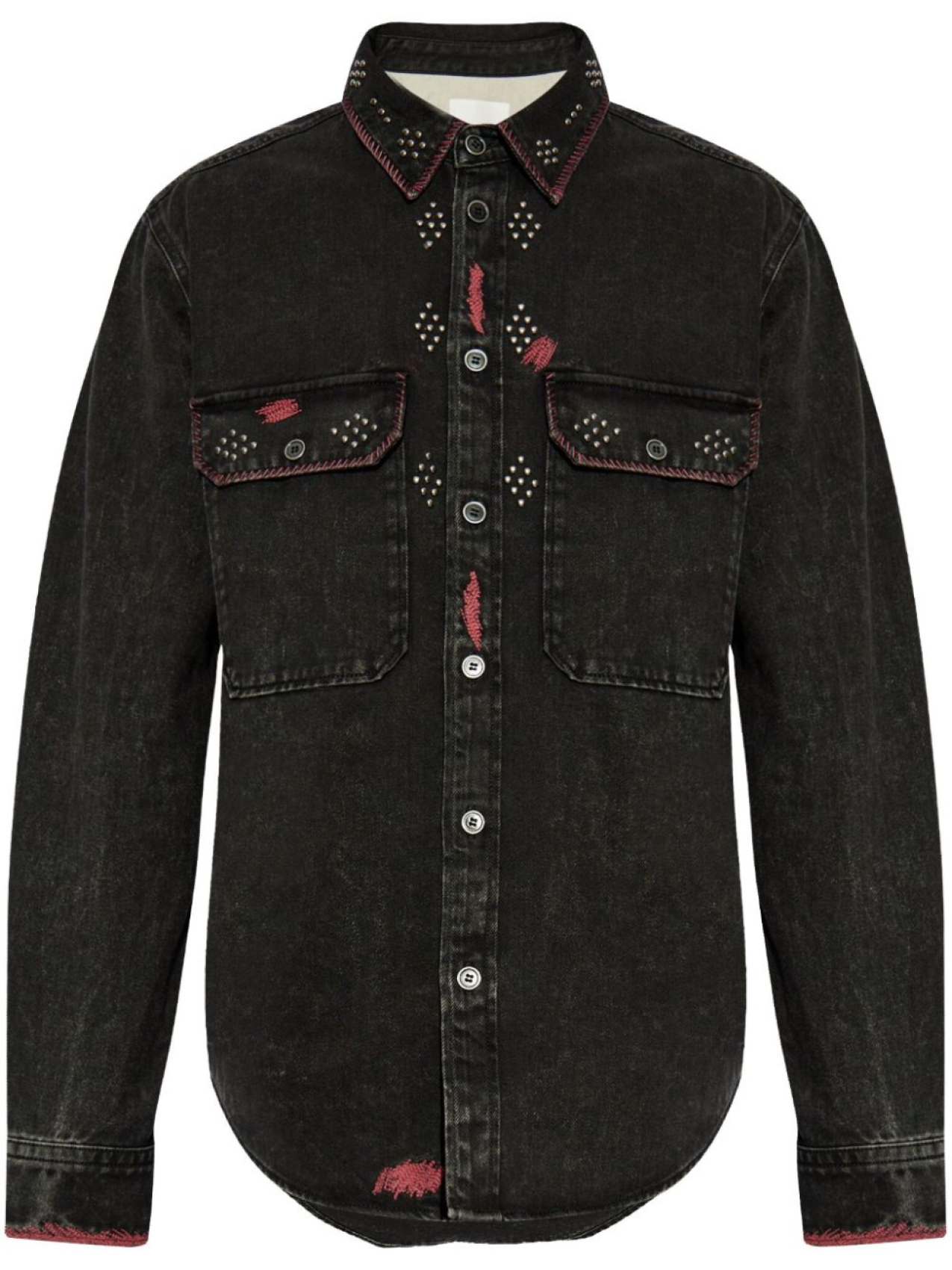 MARANT джинсовая рубашка с заклепками, черный
MARANT джинсовая рубашка с заклепками, черный