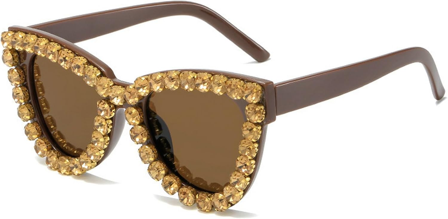 Laureles 2023 Модные квадратные солнцезащитные очки с бриллиантами для женщин, крупные, со стразами, солнцезащитные очки для женщин, защита от УФ-излучения UV400, Brown
Laureles 2023 Модные квадратные солнцезащитные очки с бриллиантами для женщин, крупные, со стразами, солнцезащитные очки для женщин, защита от УФ-излучения UV400, Brown