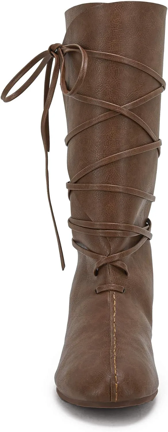 Мужские ботинки для ролевых игр в стиле Ренессанс и Средневековье, Хэллоуин, из искусственной кожи, средние по голени, на шнуровке, винтажные, для сцены, пиратские, викинговые, завязывающиеся Syktkmx, темно-коричневый
Мужские ботинки для ролевых игр в стиле Ренессанс и Средневековье, Хэллоуин, из искусственной кожи, средние по голени, на шнуровке, винтажные, для сцены, пиратские, викинговые, завязывающиеся Syktkmx, темно-коричневый