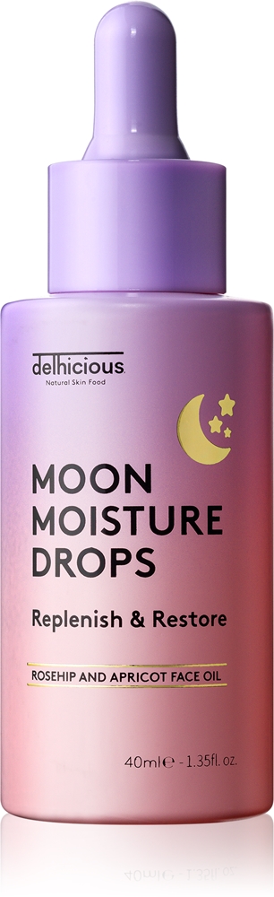 Питательная масляная сыворотка Moon Moisture Drops для регенерации и обновления кожи Delhicious, 40 мл
Питательная масляная сыворотка Moon Moisture Drops для регенерации и обновления кожи Delhicious, 40 мл