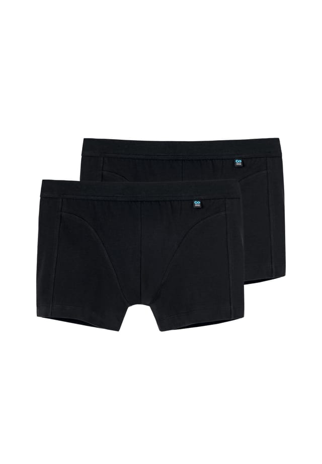 Ретро шорты/брюки 2 шт. в упаковке долговечный хлопок Schiesser, черный 
Ретро шорты/брюки 2 шт. в упаковке долговечный хлопок Schiesser, черный