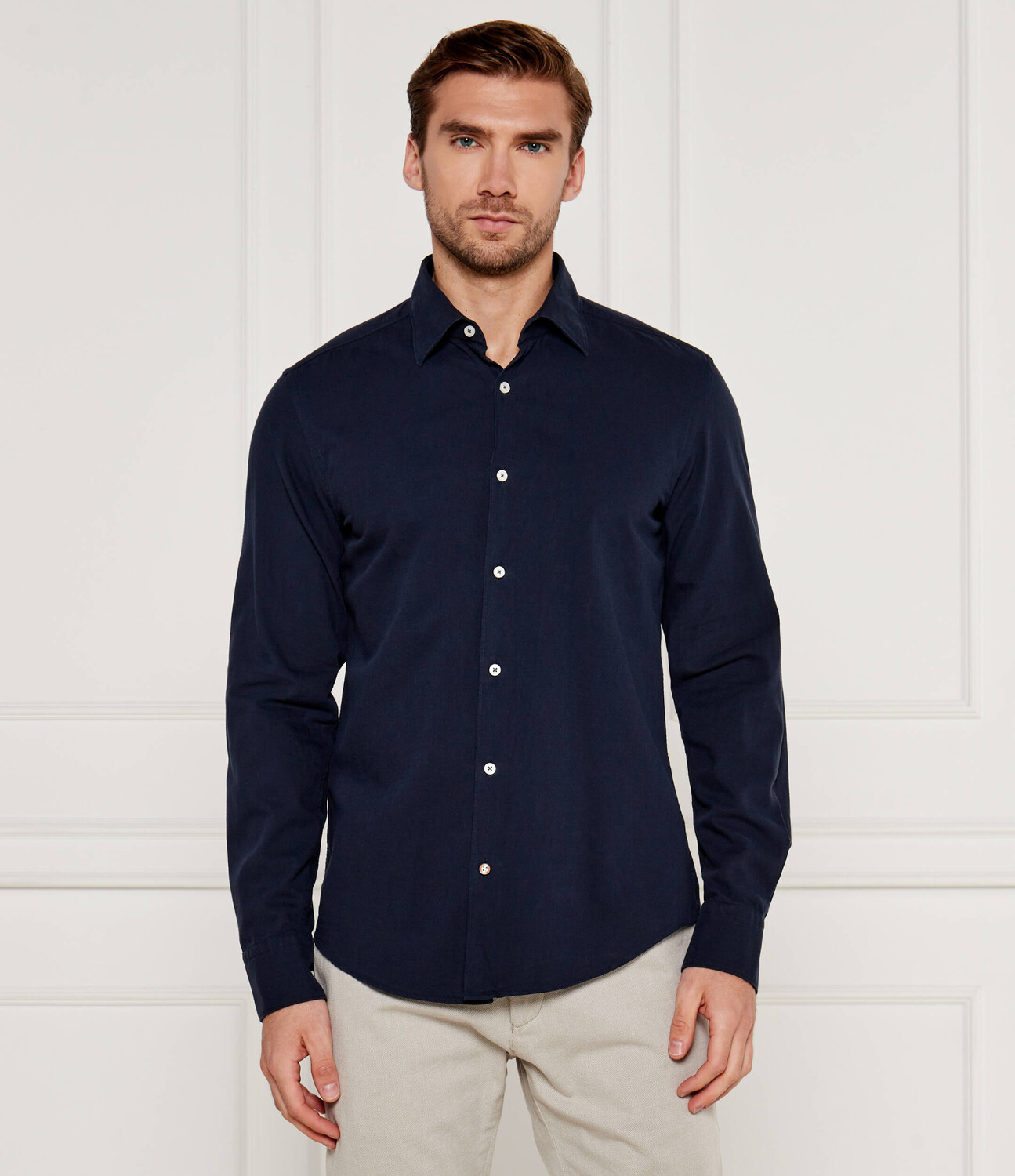 Рубашка BOSS BLACK C-HAL-kent Casual fit, темно-синий
Рубашка BOSS BLACK C-HAL-kent Casual fit, темно-синий