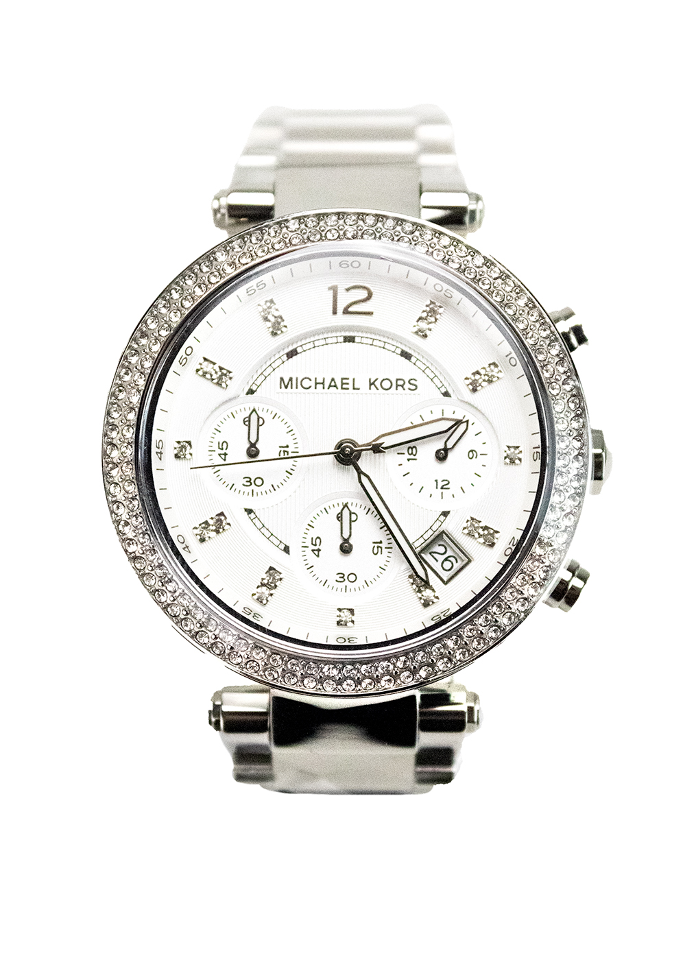 Часы Parker Chronograph из нержавеющей стали серебристого тона MK5353 Michael Kors
Часы Parker Chronograph из нержавеющей стали серебристого тона MK5353 Michael Kors