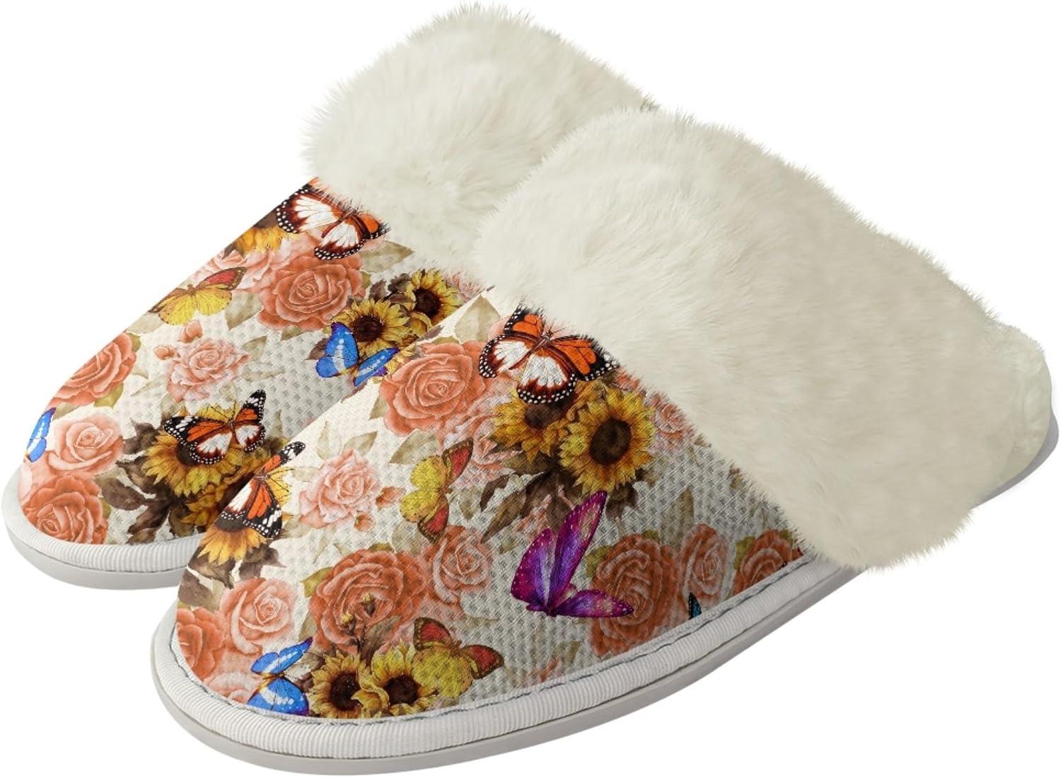 Тапочки Micoklinlin для женщин и мужчин, с плюшевой подкладкой, домашние фланелевые тапочки, зимние мягкие и теплые тапочки для дома, Rose and Butterfly
Тапочки Micoklinlin для женщин и мужчин, с плюшевой подкладкой, домашние фланелевые тапочки, зимние мягкие и теплые тапочки для дома, Rose and Butterfly