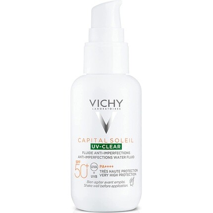 Capital Soleil Uv Clear флюид против пятен Spf50, 40 мл, Vichy
Capital Soleil Uv Clear флюид против пятен Spf50, 40 мл, Vichy