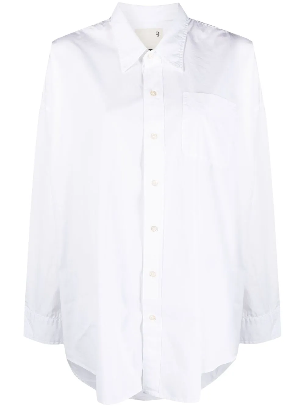 Рубашка с накладным карманом R13, белый
Рубашка с накладным карманом R13, белый