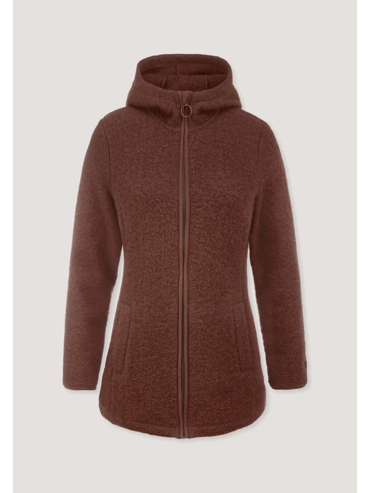 Hessnatur Куртка с капюшоном из шерстяного флиса темно-ржавого цвета
Hessnatur Куртка с капюшоном из шерстяного флиса темно-ржавого цвета