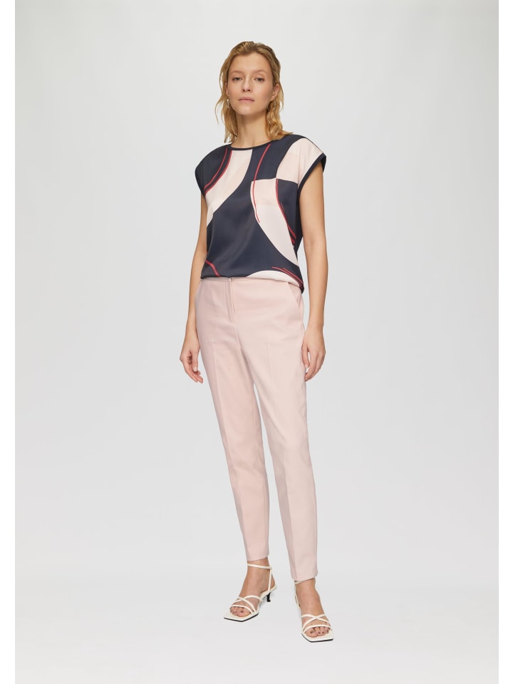 Тканевые брюки s.Oliver BLACK LABEL, розовый 
Тканевые брюки s.Oliver BLACK LABEL, розовый