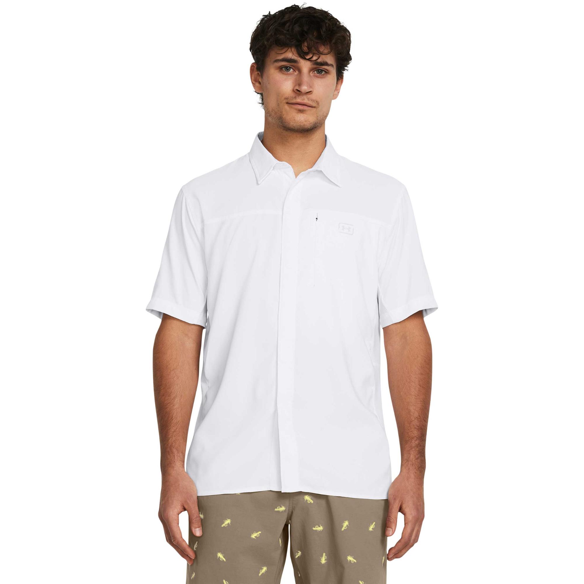 Мужская рубашка UA Fish Pro Hybrid Woven на пуговицах Under Armour, White/White/Halo Grey
Мужская рубашка UA Fish Pro Hybrid Woven на пуговицах Under Armour, White/White/Halo Grey