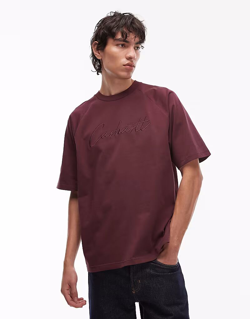 Футболка свободного кроя Ray бордового цвета Carhartt Wip, Красный, Футболка свободного кроя Ray бордового цвета Carhartt Wip
Футболка свободного кроя Ray бордового цвета Carhartt Wip, Красный, Футболка свободного кроя Ray бордового цвета Carhartt Wip