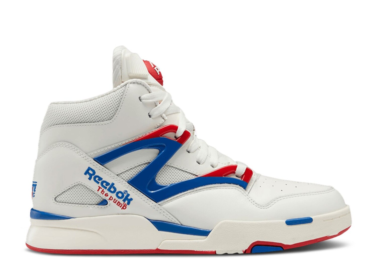 Кроссовки Reebok Pump Omni Zone 2, белый/синий/красный
Кроссовки Reebok Pump Omni Zone 2, белый/синий/красный