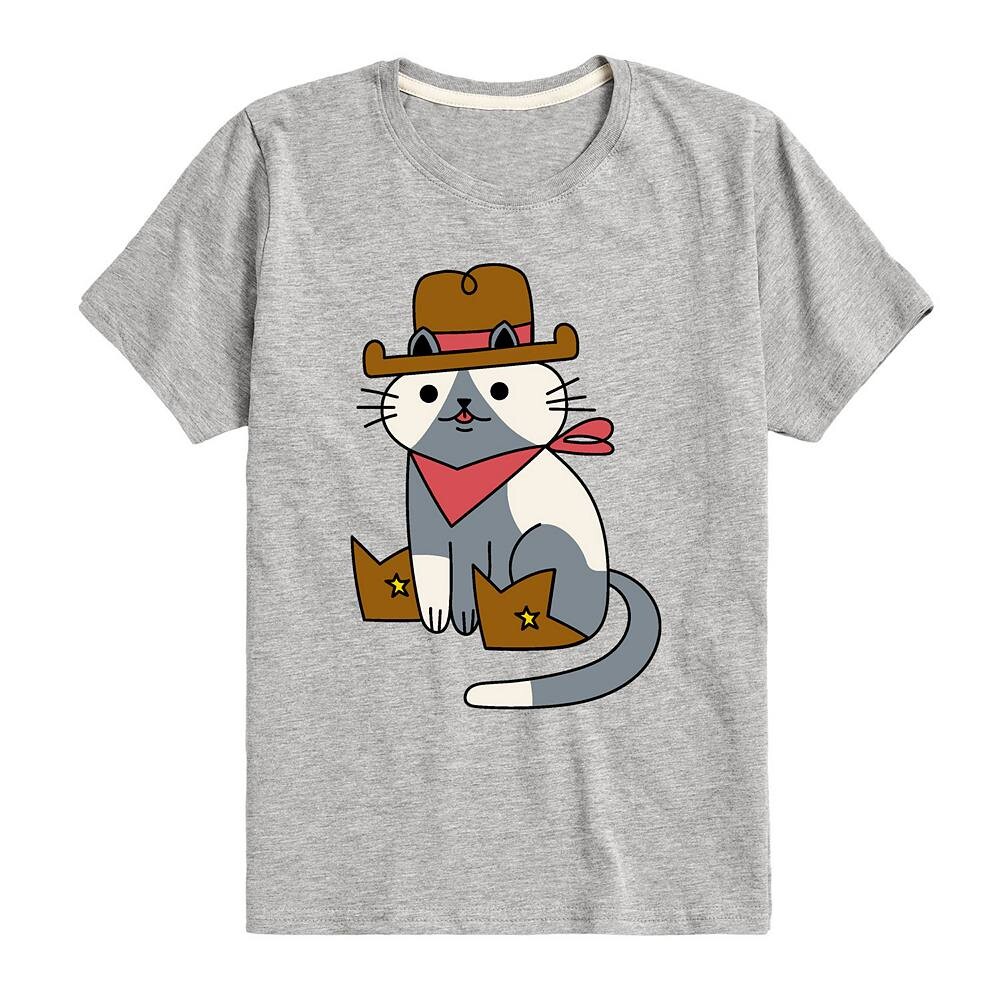 Футболка с рисунком ковбойского кота для мальчиков 8–20 лет Licensed Character, цвет Heather Gray
Футболка с рисунком ковбойского кота для мальчиков 8–20 лет Licensed Character, цвет Heather Gray