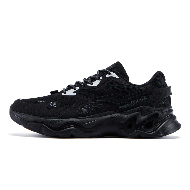 Erke Амортизация, дышащие, легкие низкие Chunky кроссовки Men's Jet Black Deep Cool Gray
Erke Амортизация, дышащие, легкие низкие Chunky кроссовки Men's Jet Black Deep Cool Gray