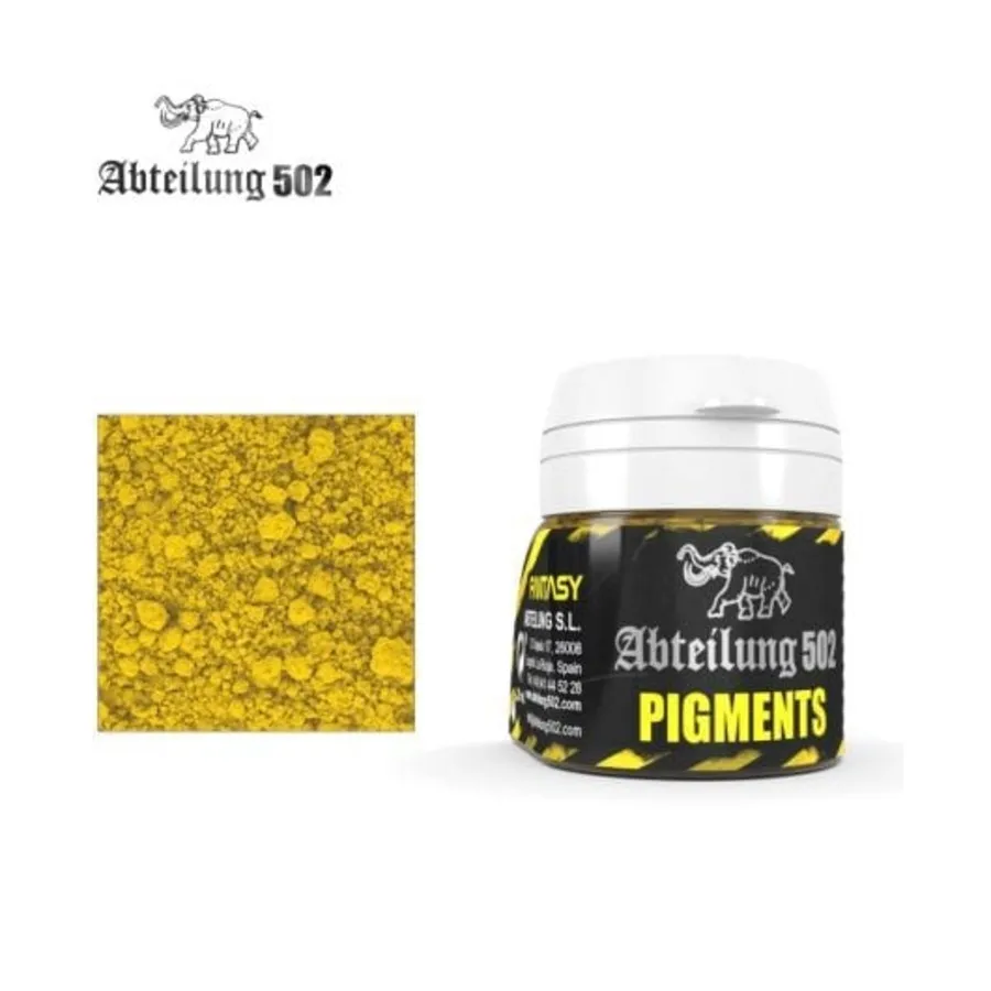 Серный желтый, Abteilung 502 - Pigments
Серный желтый, Abteilung 502 - Pigments