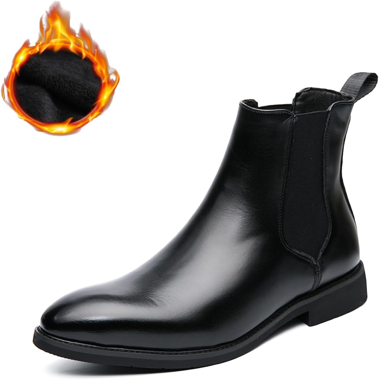 Мужские ботинки Челси Повседневные Удобные Средние Слипоны Полированные Ботинки из искусственной кожи Generic, черный
Мужские ботинки Челси Повседневные Удобные Средние Слипоны Полированные Ботинки из искусственной кожи Generic, черный